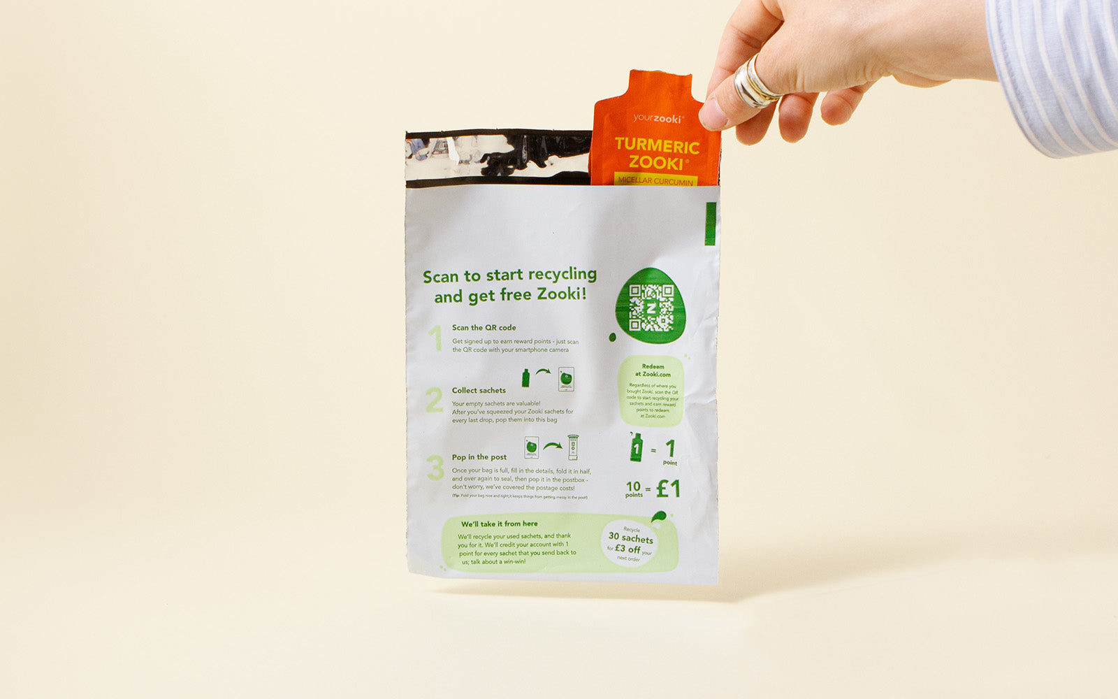 Recycle your Zooki sachets